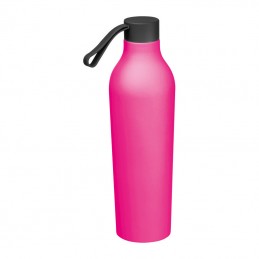 Sticlă termos cu suprafața cauciucată, 750 ml, 8389011 - Roz