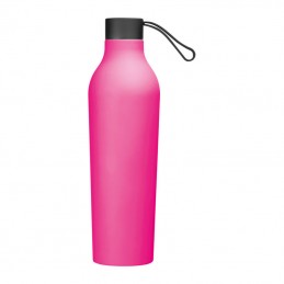 Sticlă termos cu suprafața cauciucată, 750 ml, 8389011 - Roz