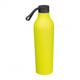 Sticlă termos cu suprafața cauciucată, 750 ml, 8389008 - Galben
