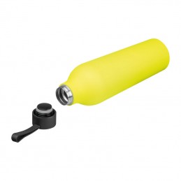 Sticlă termos cu suprafața cauciucată, 750 ml, 8389008 - Galben