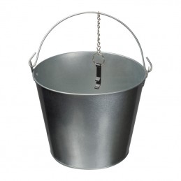 Găleată din zinc cu deschizător de sticle, 8386507 - Gri