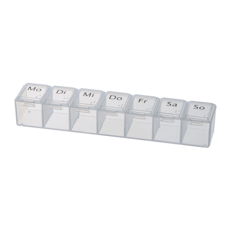 Dozator pentru pastile, 7389666 - Transparent Dozator pentru pastile, 7389666 - Transparent