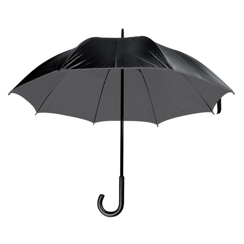 Umbrelă lux cu tijă metalică - 4519707, Grey