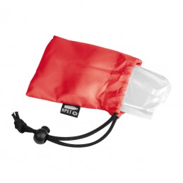Poncho de ploaie RPET, 4378805 - Rosu