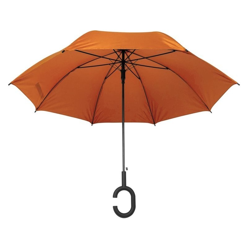 Umbrelă cu mâner ”C” - 4139110, Orange