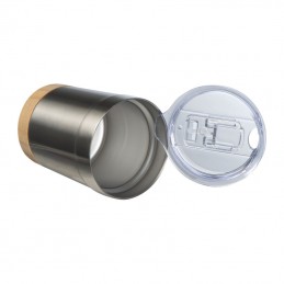 Cană din oțel inoxidabil reciclat Torino , 300 ml, 438907 - Gri