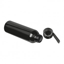 Termos aluminiu reciclat Cork, 600 ml, 424703 - Negru