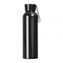 Termos aluminiu reciclat Cork, 600 ml, 424703 - Negru