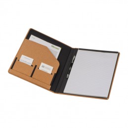 Mapă conferință din plută A4 Syracuse, 417413 - Beige