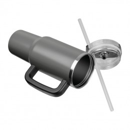 Cană termos XXL Tel Aviv 1200 ml, 416577 - Gri-Argintiu