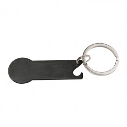 Breloc metalic Stickit, 158303 - Negru