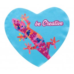 CreaClean RPET, Lavetă ochelari personalizată, cerc, AP716778-B, alb