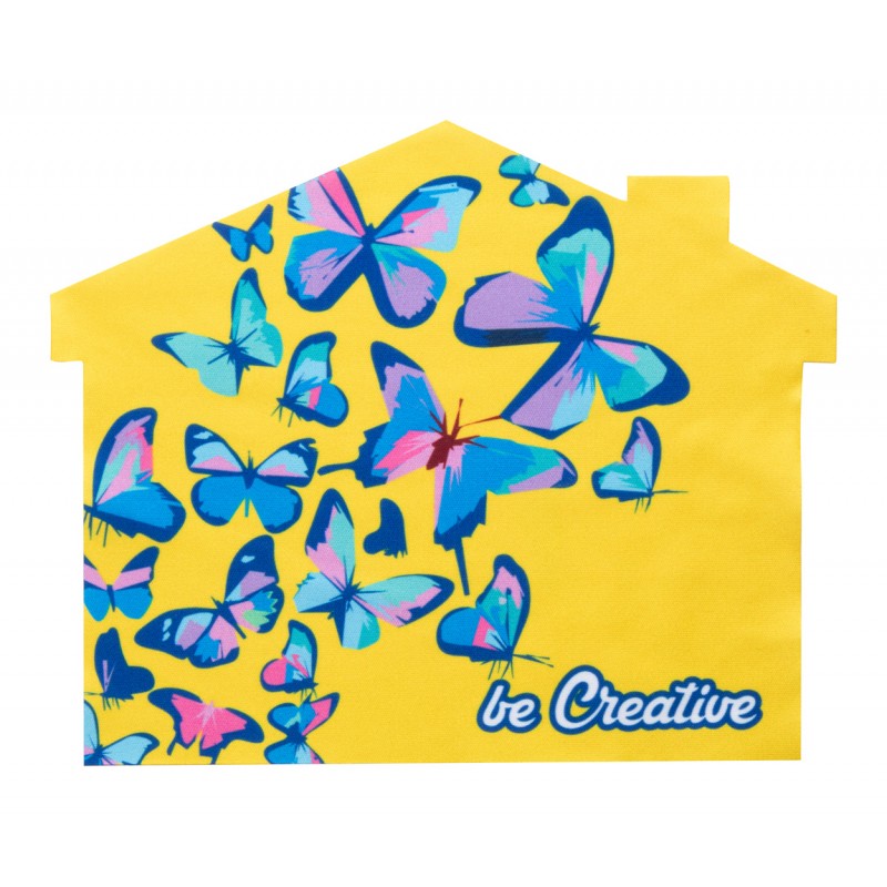 CreaClean RPET, Lavetă ochelari personalizată, casă, AP716778-C, alb CreaClean RPET, Lavetă ochelari personalizată, casă, AP716778-C, alb