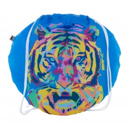 CreaDraw Circle, rucsac cu șnur, personalizat, RPET, AP716782-01, alb