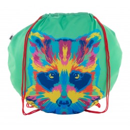 CreaDraw Circle, rucsac cu șnur, personalizat, RPET, AP716782-05, roșu