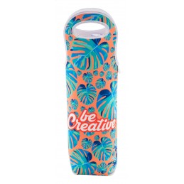 VinoBag, Geantă pentru sticlă de vin, personalizată, RPET, AP716786-01, alb
