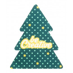 CreaClean Xmas, Lavetă personalizată pentru ochelari, de Crăciun, AP716793, alb