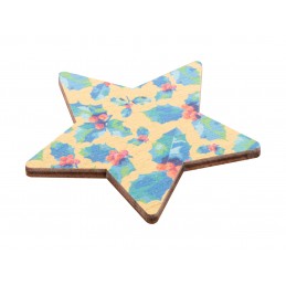 Woofri Xmas, Magnet de frigider, personalizat de Crăciun, stea, AP716795-B, natural