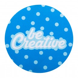 CreaFelt Cursor Round, mousepad RPET, AP716808, alb