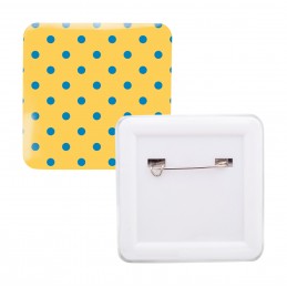 SquareBadge Maxi, insignă, AP716810, alb