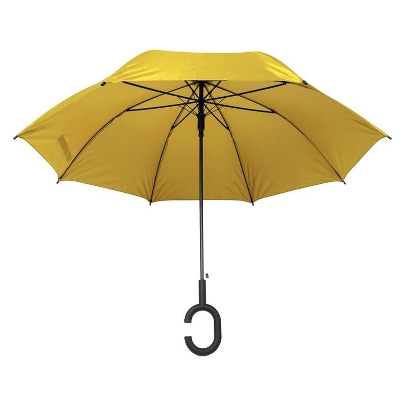 Umbrelă cu mâner ”C” - 4139108, Yellow