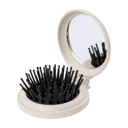 Flege, oglindă cu perie pentru păr, AP733673-00, natural