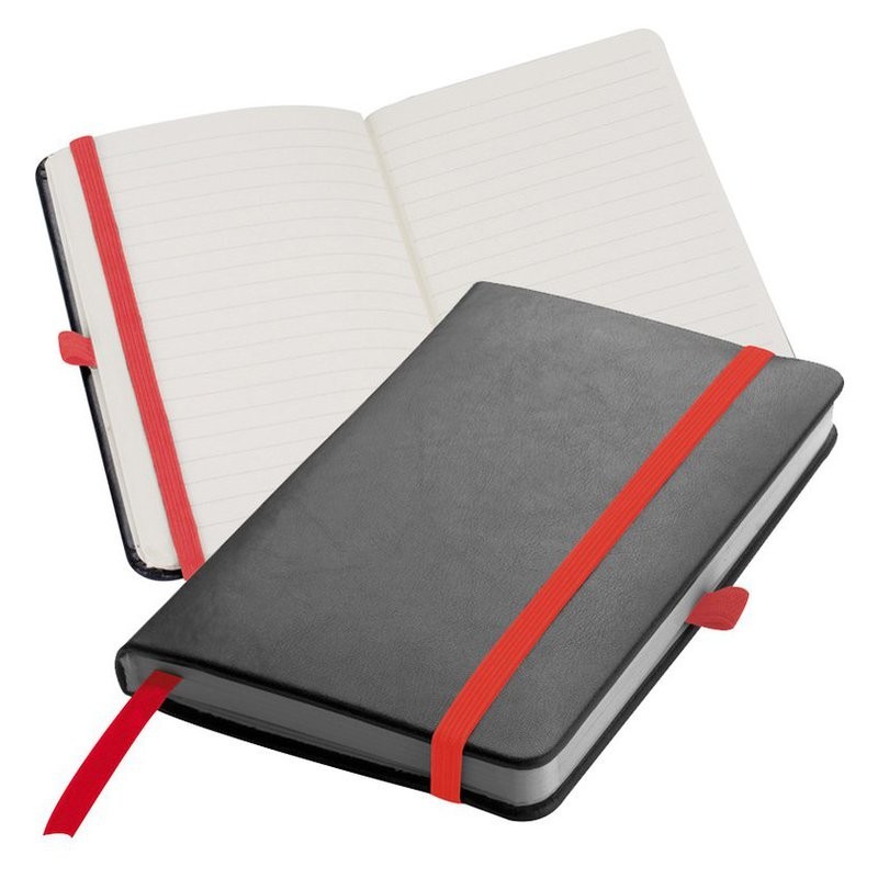 Agendă cu 80 de file - 2031505, Red