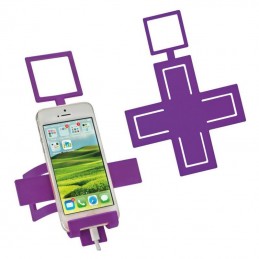 Suport ”Cross” pentru telefon - 2346012, Violet