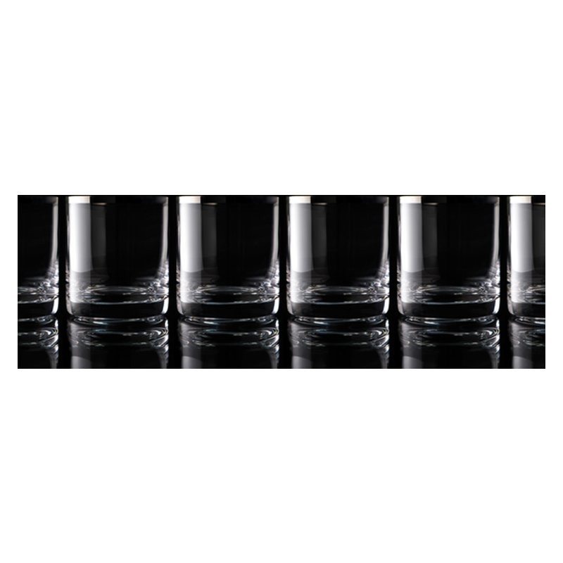 Set de 6 pahare pentru whisky - F23066, Transparent