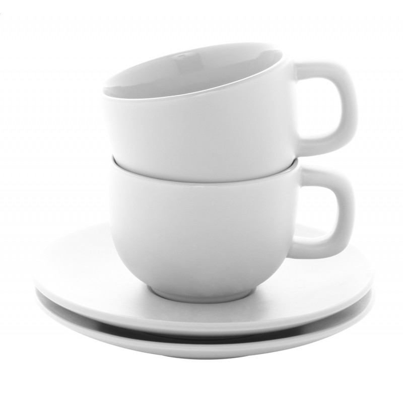 Caturra Plus, Set cești capuccino, AP800556-01, alb Caturra Plus, Set cești capuccino, AP800556-01, alb