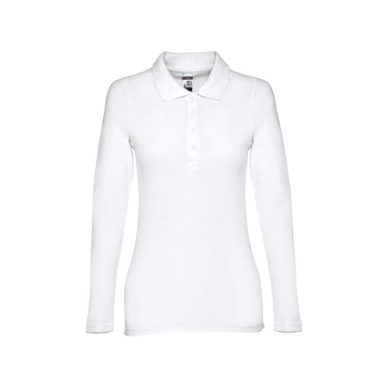 BERN WOMEN. Polo mânecă lungă pentru dame 30144.06-L, Alb