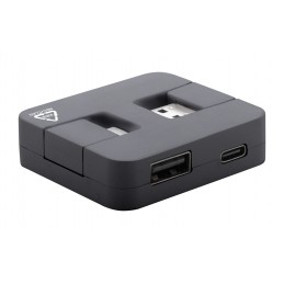 Rahubu, port USB RABS, AP864037-10, negru