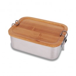 SOMERTON steel lunch box 800 ml, silver - R08208.01