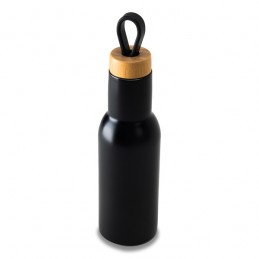 LOME 400 ml vacuum bottle, black - R08197.02