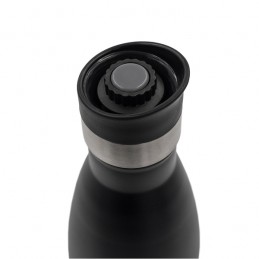 YAKIMA 550 ml insulated bottle with lid 360°, black - R08195.02