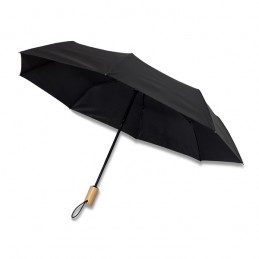 GRANTON umbrella with wooden handle, black - R17953.02