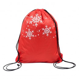 GLITTER backpack with Christmas motif, red - X91031.08