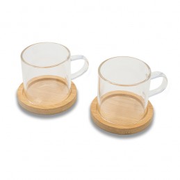 LIBERIKA set of 2 glass cups, transparent - R85311.00