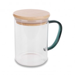 CEYLON borosilicate glass mug, transparent - R85313.00