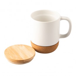 GIULIO 400 ml ceramic mug with sublimation coating, white - R85317.06