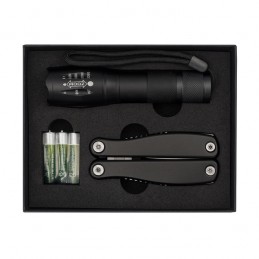 FIGOTI multitool with torch, black - R17568.02