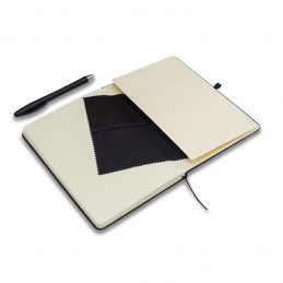 BLANKO notebook with a white erasable board, black - R64270.02