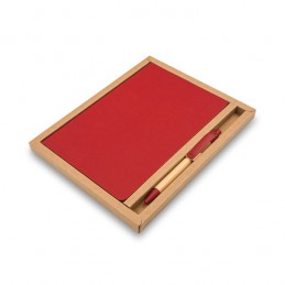 FOREST pen and notebook gift set, red - R64258.08
