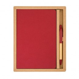 FOREST pen and notebook gift set, red - R64258.08