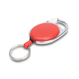 SKIKEEP ski-pass with carabiner, red - R08002.08