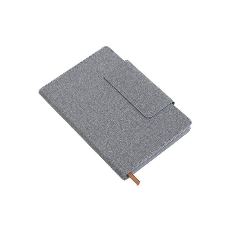 LEGAN notebook with pockets for business cards, grey - R64257.21 LEGAN notebook with pockets for business cards, grey - R64257.21