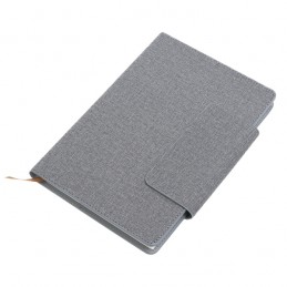 LEGAN notebook with pockets for business cards, grey - R64257.21