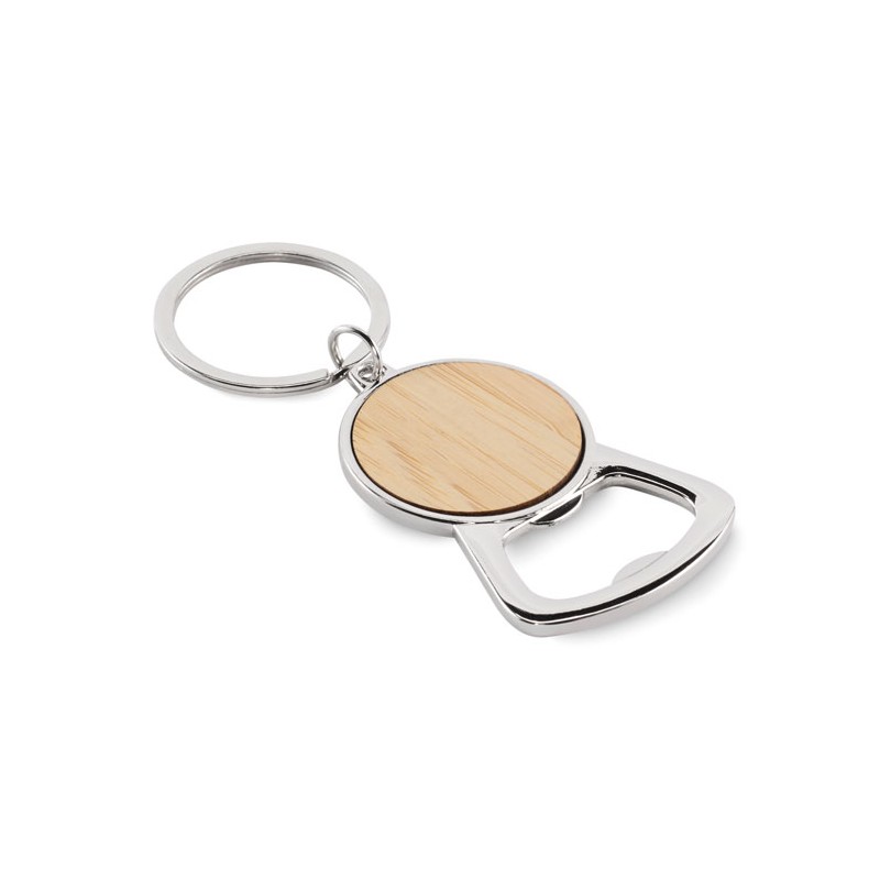 KEYPOP, Breloc din aluminiu reciclat, Lemn - MO2483-40