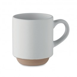 CERACK, Cană ceramică stivuibilă 170 ml, Alb - MO2493-06