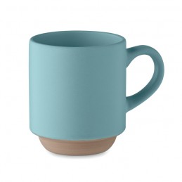 CERACK, Cană ceramică stivuibilă 170 ml, Petrol - MO2493-20